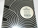 CBS LABORATORIES QUADRAPHONIC TEST RECORD lp SQT-1100 1973 SQ EXC COND 4 channel