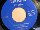 THE DECEPTIONS   OF ALL THE HEARTS / PEOPLE   BROOKS RECORDS  Rare Orig. Soul 45