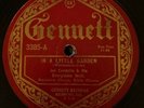 Joe Candullo & His Everglades Orch-Gennett 3385-In A Little Garden-Jazz-VG+