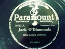 78 rpm Blind Lemon Jefferson Paramount ?14022 Jack O'Diamonds Chock House Blues