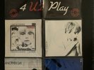 U2 Irish Only Release 4 U2 Play 45s Pack White Yellow Orange 7” 1982