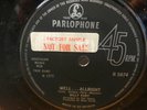 BILLY FURY PARADISE ALLEY RARE UK PARLOPHONE 