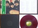 The Beatles - For Sale (1968) LP (VG++) MONSTER Rare RED Vinyl OBI and OIS