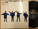THE BEATLES  'HELP' LP Y&B 1ST PRESS UK LP PCS 3071 OUTLINE 'STEREO' NEAR MINT