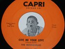 Doo Wop 45 THE BONNEVILLES Give Me Your Love / Until You Say We're Through Capri