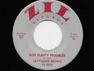 Lattimore Brown - Got Plenty Troubles / It Hurts Me So (Soul/R&B, 45) 9005