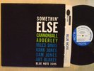 JAZZ LP - CANNONBALL ADDERLEY SOMETHIN' ELSE Blue Note DG 47 WEST 63rd VG+ Hear