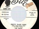 MEL SMITH & THE NIGHT RIDERS SUE 713 PRETTY PLAID SKIRT   DJ    VG  +
