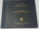 International Morse Code, Practical Instruction 5 Record Set In Binder