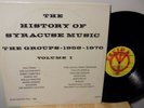 History Of Syracuse Music Volume 1 LP CNY Comp Dio, Bobby Comstock Eceip VG+/VG