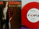 BRYAN ADAMS Summer Of 69 RED COLOURED VINYL 45 A&M AUSTRALIA 7'' Single Picture