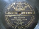 78rpm HEBREW JEWISH  1916 rev.I.TKATZ I.T.KATZ EDISON BELL WINNER 3005