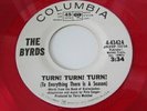 RARE 1965 PROMO RED WAX Folk Rock 45 - THE BYRDS TURN  TURN  TURN  COLUMBIA LBL