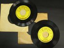 2 Vintage SUN RECORDS by Jerry Lee Lewis and Roy Orbison 45 rpm