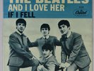 THE BEATLES - And I Love Her / If I Fell - 1964 PICTURE SLEEVE ONLY no 45