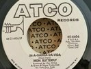 Iron Butterfly ATCO 6606 IN-A-GADDA-DA-VIDA (ROCK N ROLL PROMO 45) PLAYS VG++