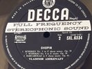 DECCA SXL 6334 WBg ED 1 UK CHOPIN - 4 SCHERZI, PRELUDE... ASHKENAZY 1968