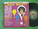LINDA SCOTT - GREAT SCOTT  - GREAT HITS - ORIG 1962 Stereo LP - COUNT EVERY STAR
