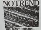 No Trend Too Many Humans NT Records 002 LP SONIC YOUTH NOISE ROCK DC HARDCORE