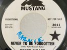 Garage PROMO 45 Bobby Fuller Four Never To Be Forgotten on Mustang HEAR