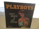 CHET BAKER & ART PEPPER - PLAYBOYS - PACIFIC JAZZ - BLACK MONO DG ORIGINAL - NM
