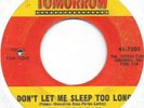 THE MYDDLE CLASS Don't Let Me Sleep Too Long on Tomorrow garage psych 45 HEAR