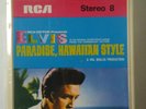 ELVIS PRESLEY PARADISE HAWAIIAN STYLE RARE 8-TRACK CARTRIDGE ITALY MINT SEALED