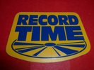 RECORD TIME STICKER MIKE HUCKABY RECORD TIME MUSIC STORE DETROIT TECHNO