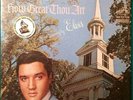 Elvis Presley   HOW GREAT THOU ART LSP-3758 Rare GRAMMY sticker  14S/5S VG++/VG+
