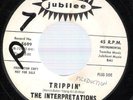 INTERPRETATIONS JUBILEE 5699 TRIPPIN  VG ++ PROMO  45 RPM   SOUL  FUNK  R & B