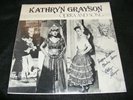 HOLLYWOOD Legend KATHRYN GRAYSON Autographed LP Opera and Song 40s & 50s Sides