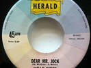 MELLO KINGS 45 Dear Mr. Jock / Our love is Beautiful HERALD doowop VG++   JF 789