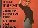 7'Rita Pavone  amore ragazzo mio/la fine del mondo  RCA GERMANY/ STAMPA TEDESCA