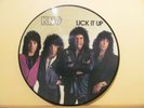 KISS - LICK IT UP, PICTURE DISC VINYL LP DUTCH ARMY ORIGINAL PRESS # 827