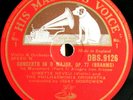 Neveu+Dobrowen. Brahms (Violin concerto). HMV DB 9126-30 (5). NM-, scr