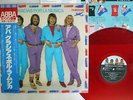 ABBA GRACIAS POR LA MUSICA DISCOMATE DSP-8002 Japan OBI CLEAR RED VINYL VINYL LP