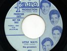 HEAR - Rare Garage 45 - The Premiers - Little Ways - Faro # 621 - Promo