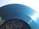 HEAR Swallows 45 Eternally/It Ain't The Meat KING 4501 BLUE VINYL R&B doo wop