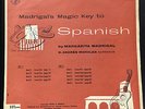 1953 Madrigal's Magic Key To Spanish 1 & 2 VG+ 2 LP w/Book RARE Andy Warhol Art
