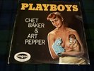 CHET BAKER & ART PEPPER Playboys rare original 1957 UK LP, EX+  LAE 12183