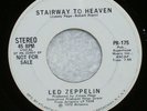 LED ZEPPELIN Stairway To Heaven RARE 1973 Atlantic 45 RPM PR-175 STEREO-MONO