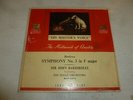 SIR JOHN BARBIROLLI & THE HALLE ORCHESTRA - Brahms Symphony No 3 in F Major - LP