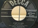 1950 JAZZ 45 LOUIS ARMSTRONG 