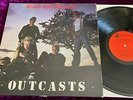 RARE 1982 OUTCASTS BLOOD AND THUNDER LP 1ST PRESS ABSTRACT VG+ PUNK HARDCORE KBD