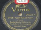 Victor 26222 Eddie South w/ Django Reinhardt Sweet Georgia Brown / Blues E