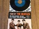 ‘Four By The Beatles’1964 extended play 7” record near mint condition USA WOW
