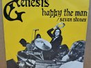 GENESIS HAPPY THE MAN / SEVEN STONES OG UK PINK SCROLL CHARISMA 7