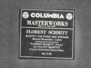 288g4.  Florent Schmitt - Quintet for Piano & Strings (2nd mvt) - Columbia X-65