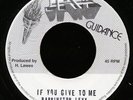 VINYL 7 INCH Barrington Levy - If You Give To Me  /  Roots Radics - Version