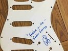 Ricky Gervais genuine autographed guitar plate